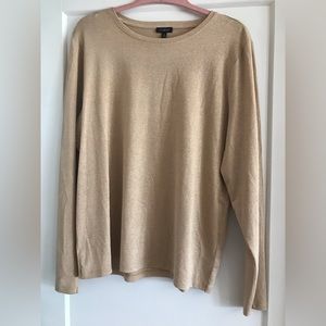 Talbots Gold Long Sleeve Top